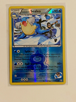 Pokemon Team Aqua's Sealeo REVERSE HOLO RH Card NM/M DOUBLE CRISIS 4/34 - Image 1