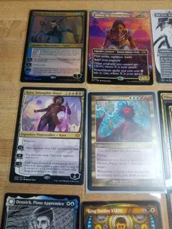 20 Rare MTG Card Lot Full Art Foils Alt Arts And Retro Frame Multicolored Rares - Image 2