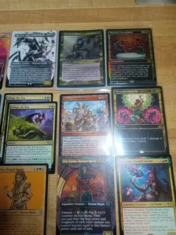 20 Rare MTG Card Lot Full Art Foils Alt Arts And Retro Frame Multicolored Rares - Image 4