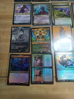 20 Rare MTG Card Lot Full Art Foils Alt Arts And Retro Frame Multicolored Rares - Image 5