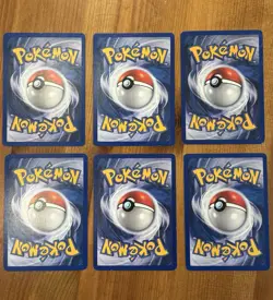 WotC Pokemon TCG Card Lot (6), LP, Gym Heroes Gym Challenge, Misty Erika Sabrina - Image 3