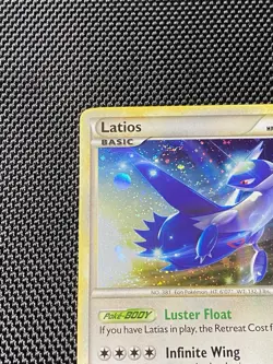 Latios and Latias HGSS10 + HGSS11 Swirl Black Star Promo Rare Holo Pokemon Cards - Image 3