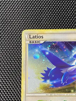 Latios and Latias HGSS10 + HGSS11 Swirl Black Star Promo Rare Holo Pokemon Cards - Image 4