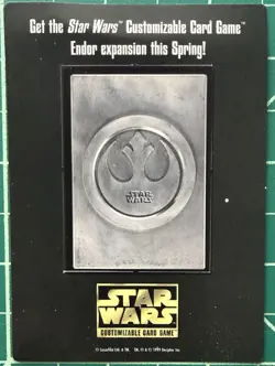 1999 Star Wars CCG SWCCG Promo card R'kik D'nec Rare Unpunched FREE SHIPPING - Image 3