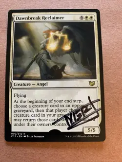 MTG Magic Dawnbreak Reclaimer Signed Artist Proof x1 C15 Tyler Jacobson - Image 1