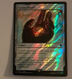 Arcane Signet 335 Surge FOIL NM FINAL FANTASY XIV FFXIV Magic the Gathering MTG - Image 1