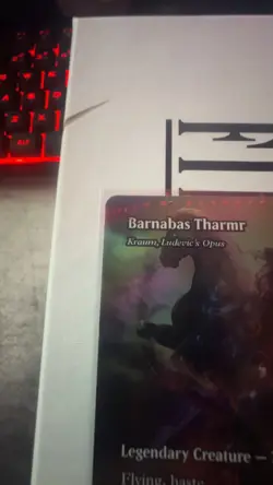NM Borderless Foil Barnabas Tharmr, Final Fantasy Magic the Gathering 056 - Image 2