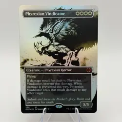 Magic MTG: Phyrexian Vindicator (Showcase) Phyrexia: All Will Be One (ONE) FOIL - Image 1