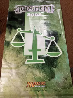 Judgement 2002 Magic: The Gathering Hanging Wall Scroll Poster promo MTG RARE - Image 1