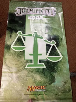 Judgement 2002 Magic: The Gathering Hanging Wall Scroll Poster promo MTG RARE - Image 4