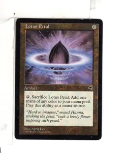 MTG SkeenAB Lotus Petal from Tempest. MP. - Image 1