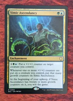 Simic Ascendancy #260 | Light Play | BLC Bloomburrow Commander Magic MTG - Image 1