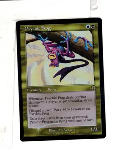 MTG SkeenAB Psychic Frog RETRO FRAME FOIL from MH3. NM. - Image 1