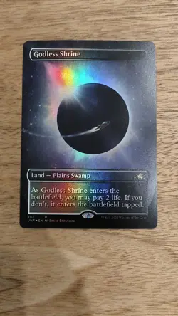 Godless Shrine (Borderless) Unfinity Foil, Light Play - Image 1