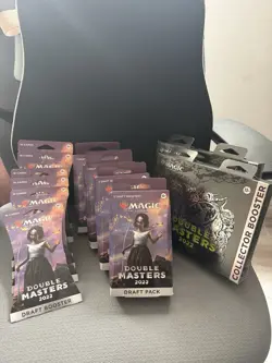 Magic the Gathering MtG DOUBLE MASTERS 2022 LOT of Boosters 744759630476 - Image 1