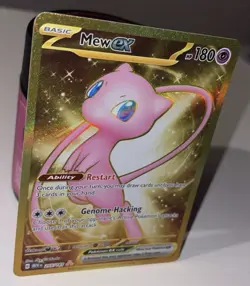 Mew ex 205/165 Gold Hyper Rare Holo Scarlet & Violet 151 Pokemon NM 2023 #2 - Image 3
