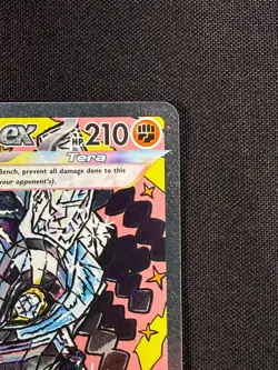Pokemon TCG Ogerpon EX 160/131 Prismatic Evolutions Special Illustration Rare NM - Image 3