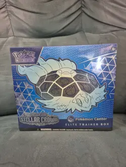 ??SEALED?? Pokemon Center Stellar Crown Elite Trainer Box ETB Booster Box DMG - Image 1