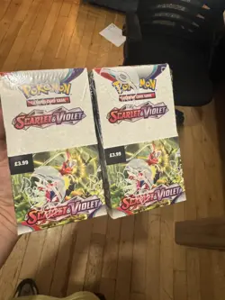 2x Pokemon TCG Scarlet And Violet Base Set Half Booster Box Trusted Seller✅ - Image 1