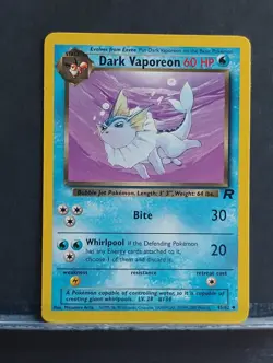 Dark Vaporeon 45/82; 2000 Team Rocket; Pokemon - Image 1