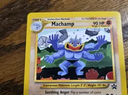 Pokemon Wotc Black Star Promo # 43 Machamp - Image 2