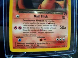 2000 Dark Charizard 21/82 Non-Holo Rare Team Rocket - Pokemon LP - EX+ / NM- - Image 3