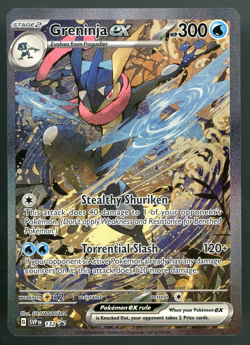Pokemon S&V Shrouded Fable Greninja ex Black Star Promo 132 - Image 1