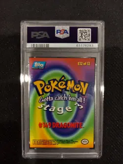 PSA 9 Dragonite Topps Pokemon Movie Edition - Image 2