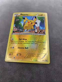 Pokemon TCG Pikachu 20/108 Reverse Holo Foil - XY Roaring Skies - LP - Image 2