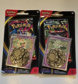 2 Booster Packs! Pokemon Phantasmal Flames Blister Packs With Coins Bundle - Image 1