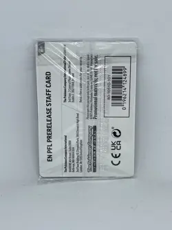 Pokemon Phantasmal Flames Prerelease STAFF Promo Set Sealed - Image 2