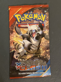 EMPTY Pokemon XY Primal Clash M MEGA AGGRON EX Booster Pack Good - Image 1