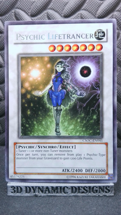 | Yugioh Psychic Lifetrancer CSOC-EN041 RARE Crossroads Of Chaos NM- ?? | - Image 1