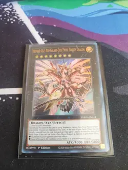 NUMBER C62: NEO GALAXY-EYES PRIME PHOTON DRAGON ULTRA RARE PHHY-EN043 YUGIOH! - Image 1