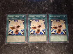 3X Advance Draw ANPR-EN047 - Yugioh Yu Gi Oh! 3 Playset - Image 1
