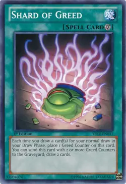 Shard of Greed - YSKR-EN041 - Common - Unlimited Edition - Damaged - Image 1