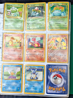 Pokemon Card Binder Vintage WOTC 1996 Base Jungle Fossil Holos Rare 295+ LP ⁓ NM - Image 1