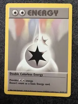 Double Colorless Energy 96/102 Uncommon Pokemon Card NM - Image 1