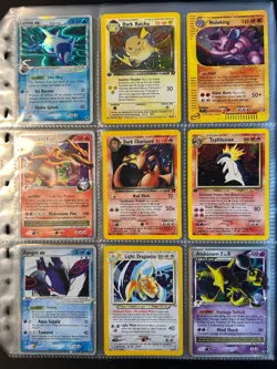 Lot of 90 ALL HOLO Vintage Pokemon Card Binder Collection - Image 2