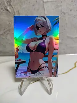 Nier Automata Trading Card Waifu Goddess Story Anime Girl holo Karte Manga - Image 1