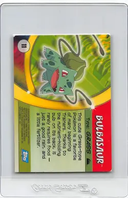 BULBASAUR #11 - 2004 Topps Advanced Challenge - Blue Logo - POKEMON CARD - LP - Image 2