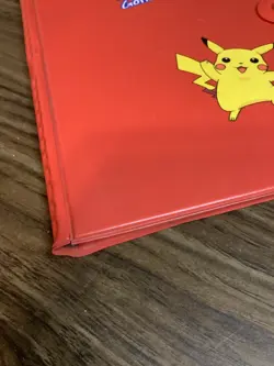 Vintage 1999 Pokemon Pikachu Red Binder TCG Album Snap 30 Page Card Holder - Image 3