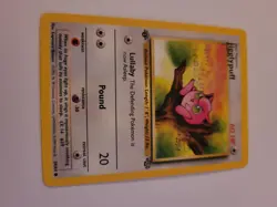 Pokemon Card - Jigglypuff 1st Edition Jungle 54/64 Common - NM - Image 1