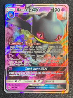 Banette GX 66/168 Celestial Storm Ultra Rare Holo Pokemon TCG Card NM - Image 1