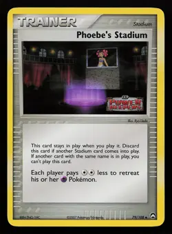 Phoebe's Stadium 79/108 Reverse Holo EX Power Keepers Pokemon Card - Image 1