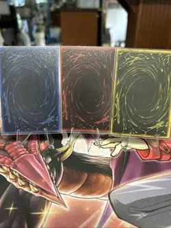Set of Egyptian God Cards (Obelisk, Ra, Slifer) Legendary Collection Ultra Rare - Image 2