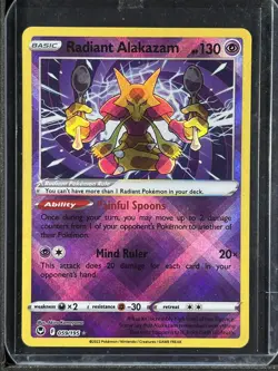 Radiant Alakazam #059/195 Prize Pack Series Cards Near Mint 250001 - Image 1
