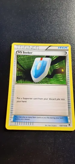 VS Seeker 109/119 Trainer Item Phantom Forces Regular Uncommon Pokemon Card TCG - Image 1