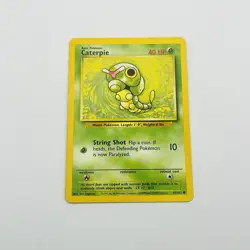 Caterpie 45/102 - Common 1999 English Base Set Pokemon Card - Image 3