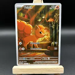 Pokemon Card Vulpix 138/132 Illustration Rare Mega Evolution Near Mint - Image 2